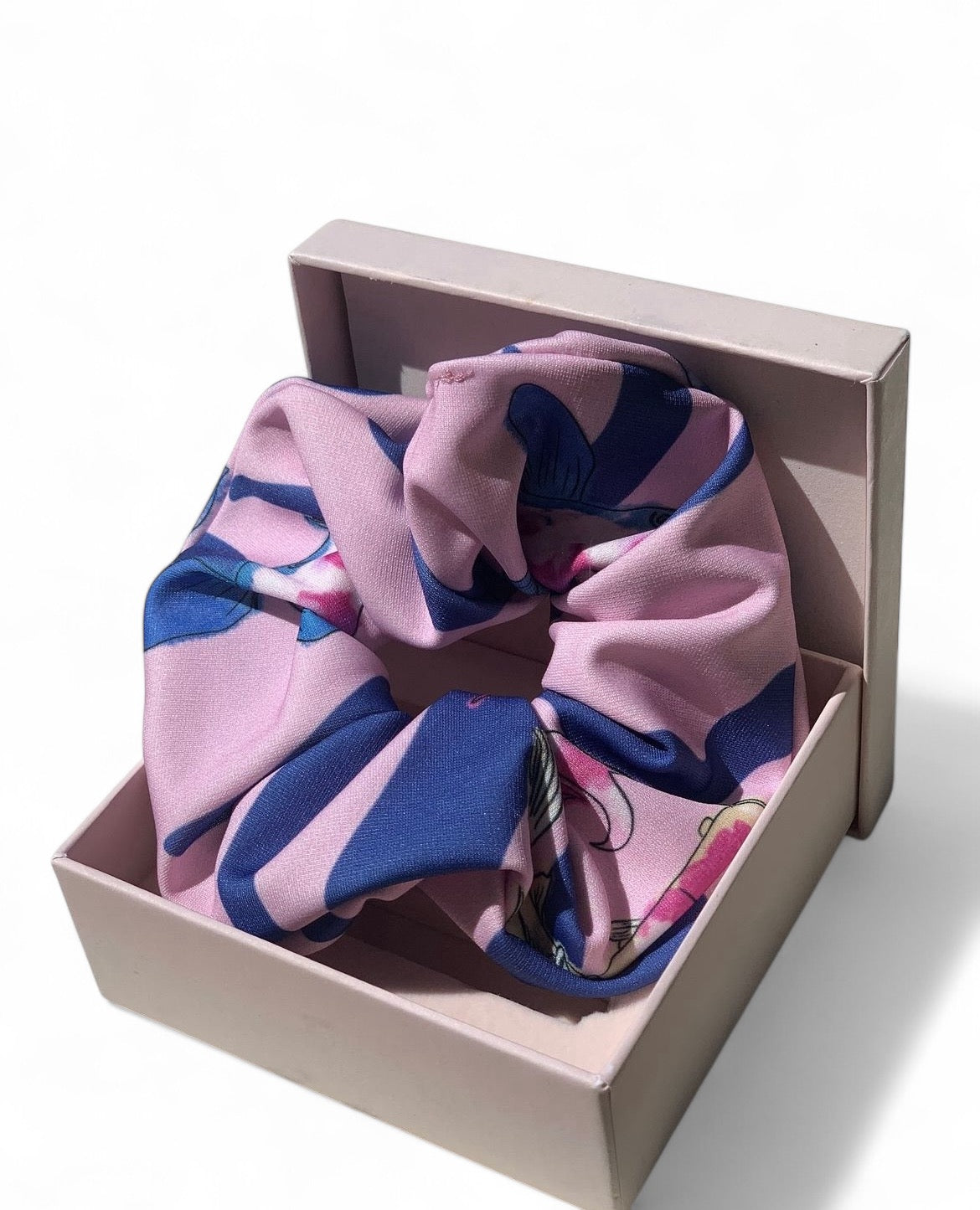 Pink Koi scrunchie
