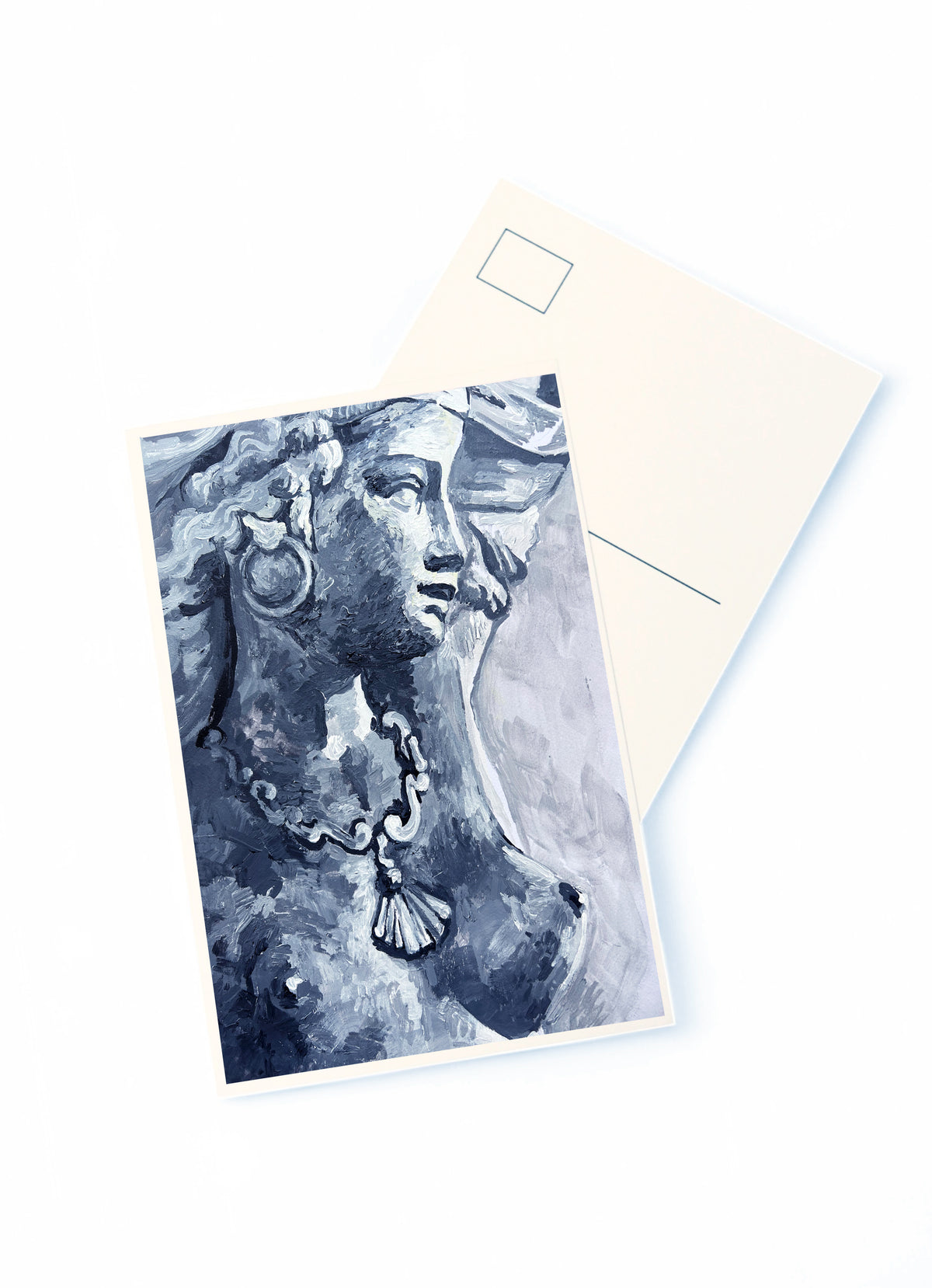 'Girl with a Seashell' Postcard