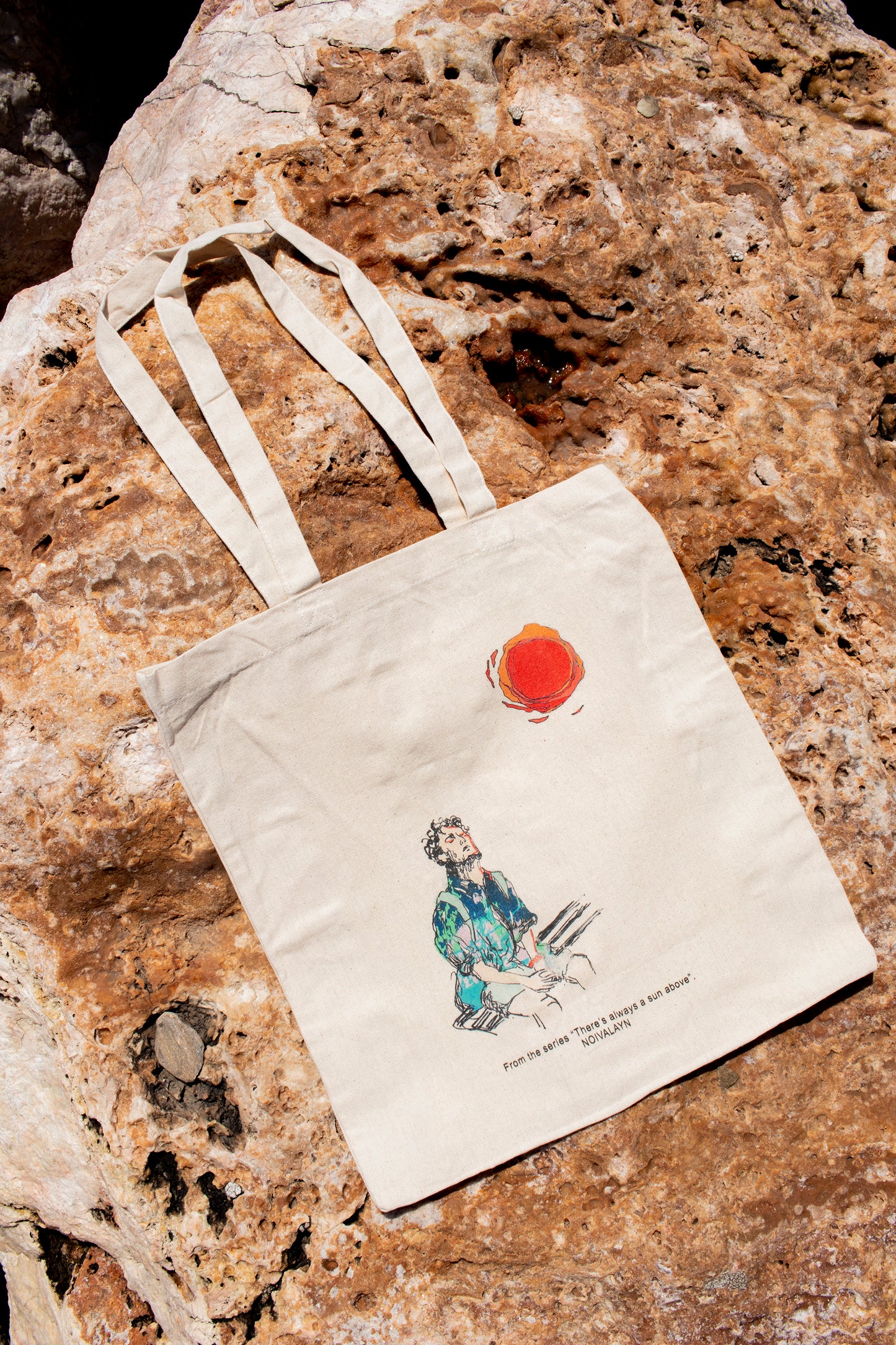 BOY UNDER THE SUN TOTE BAG