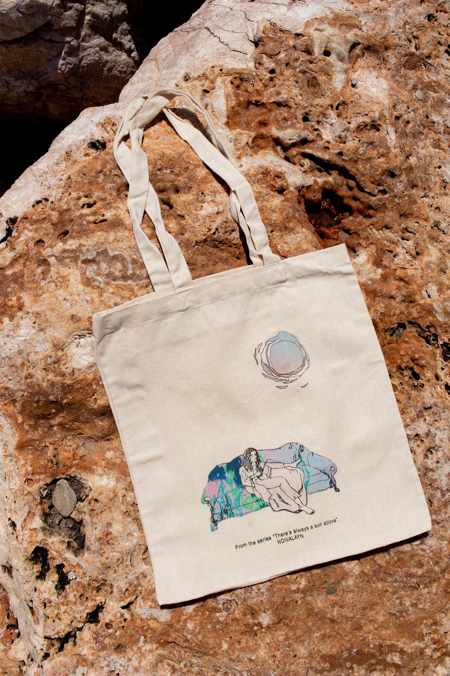 GIRL ON A COUCH TOTE BAG