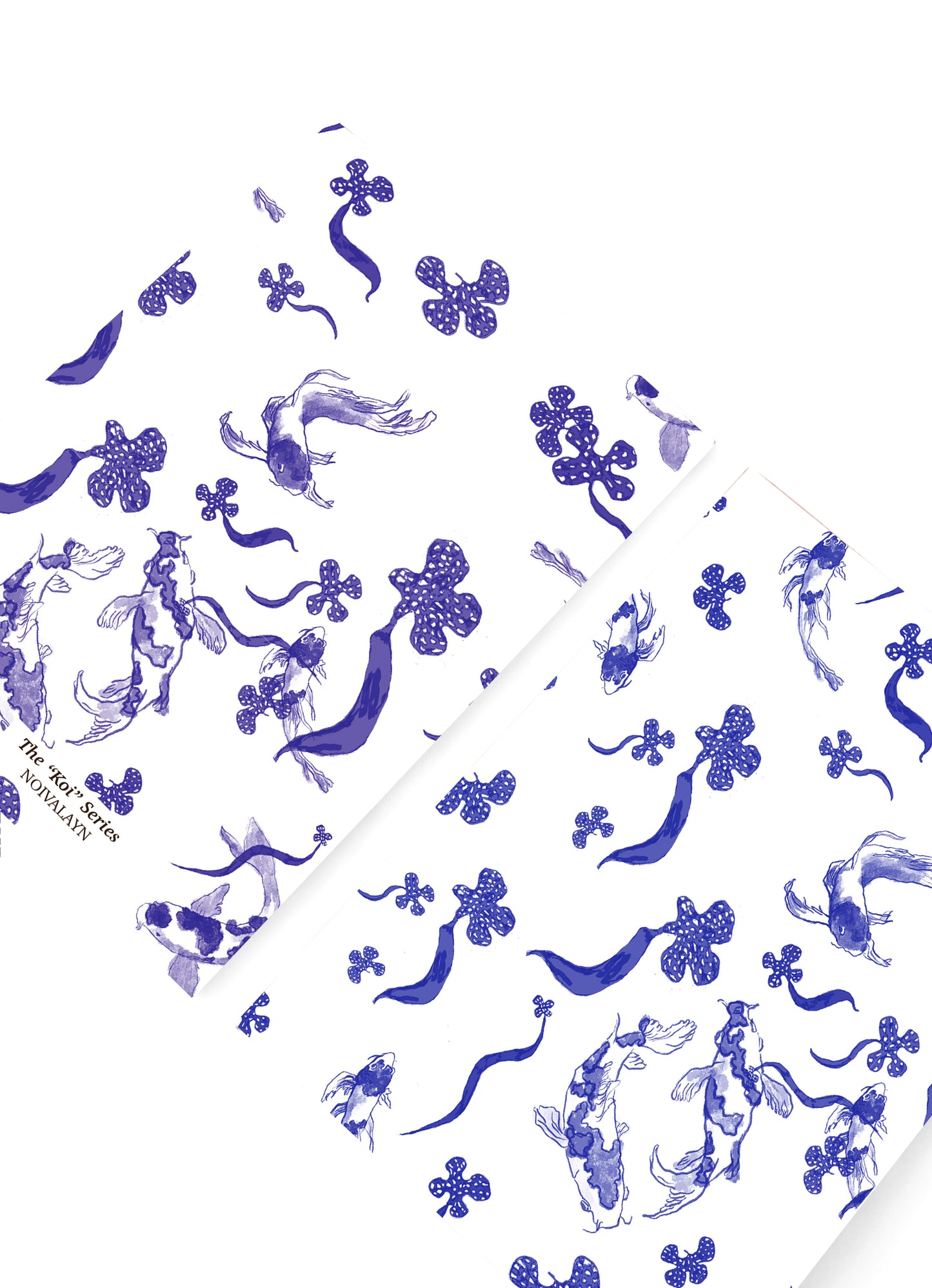 BLUE KOI NOTEBOOK
