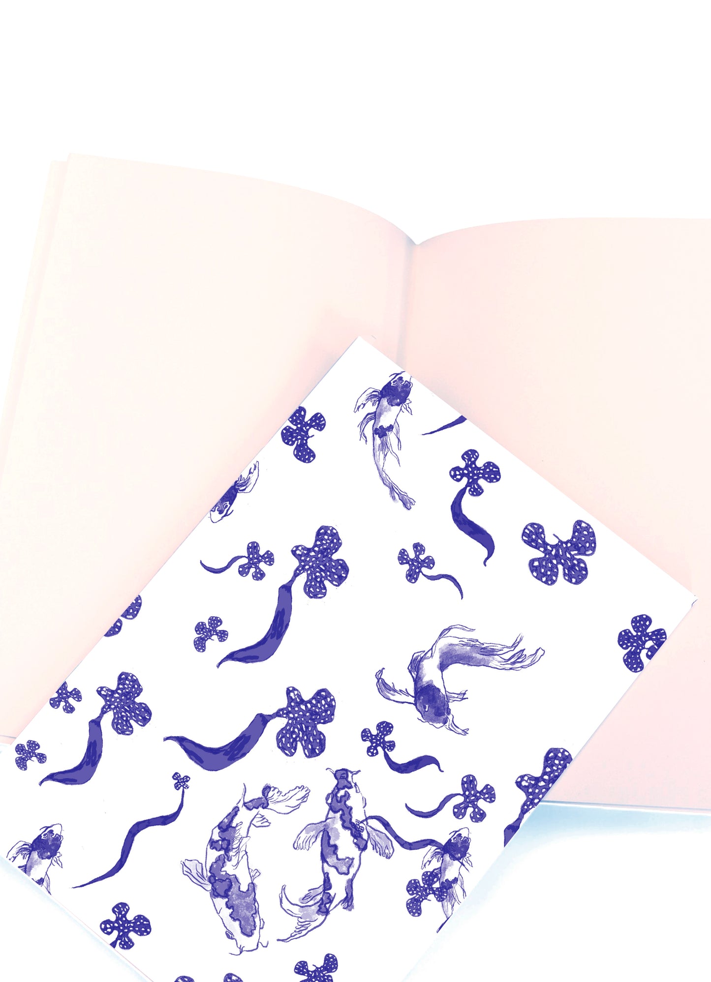 BLUE KOI NOTEBOOK