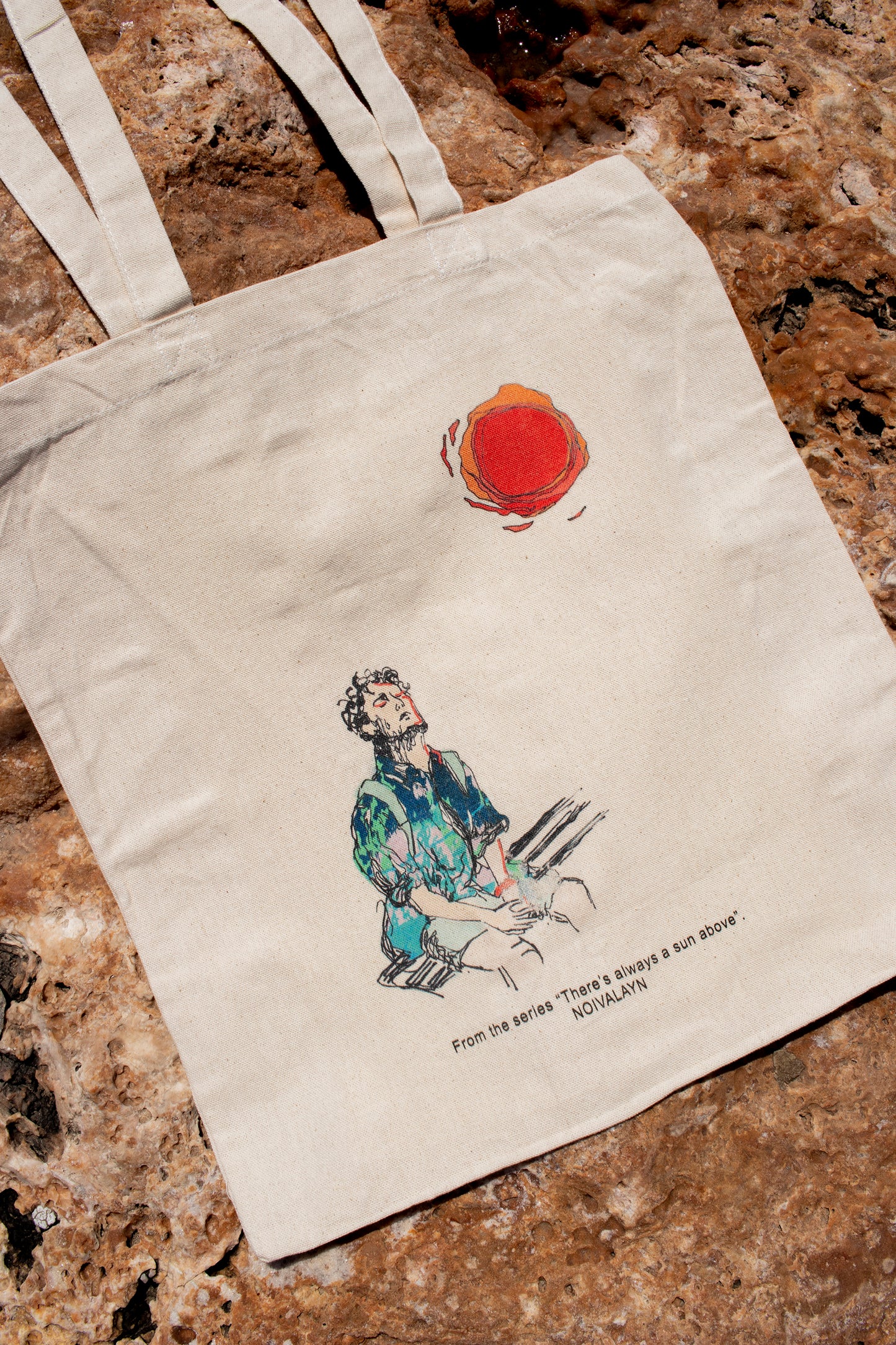 BOY UNDER THE SUN TOTE BAG