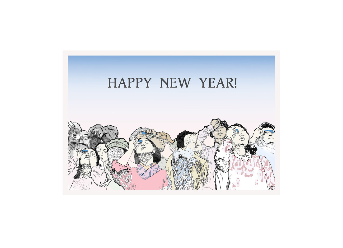 HAPPY NEW YEAR'S POSTCARD