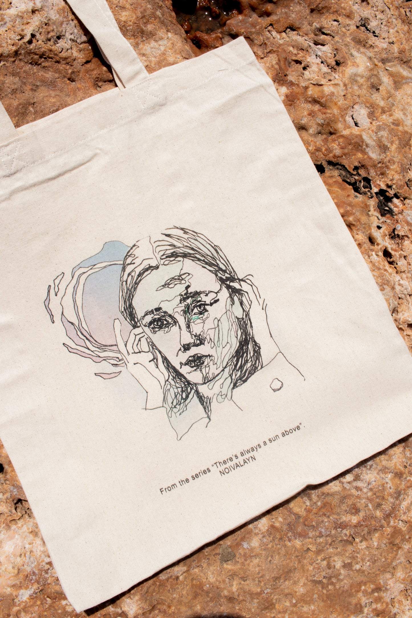 PORTRAIT OF A GIRL TOTE BAG