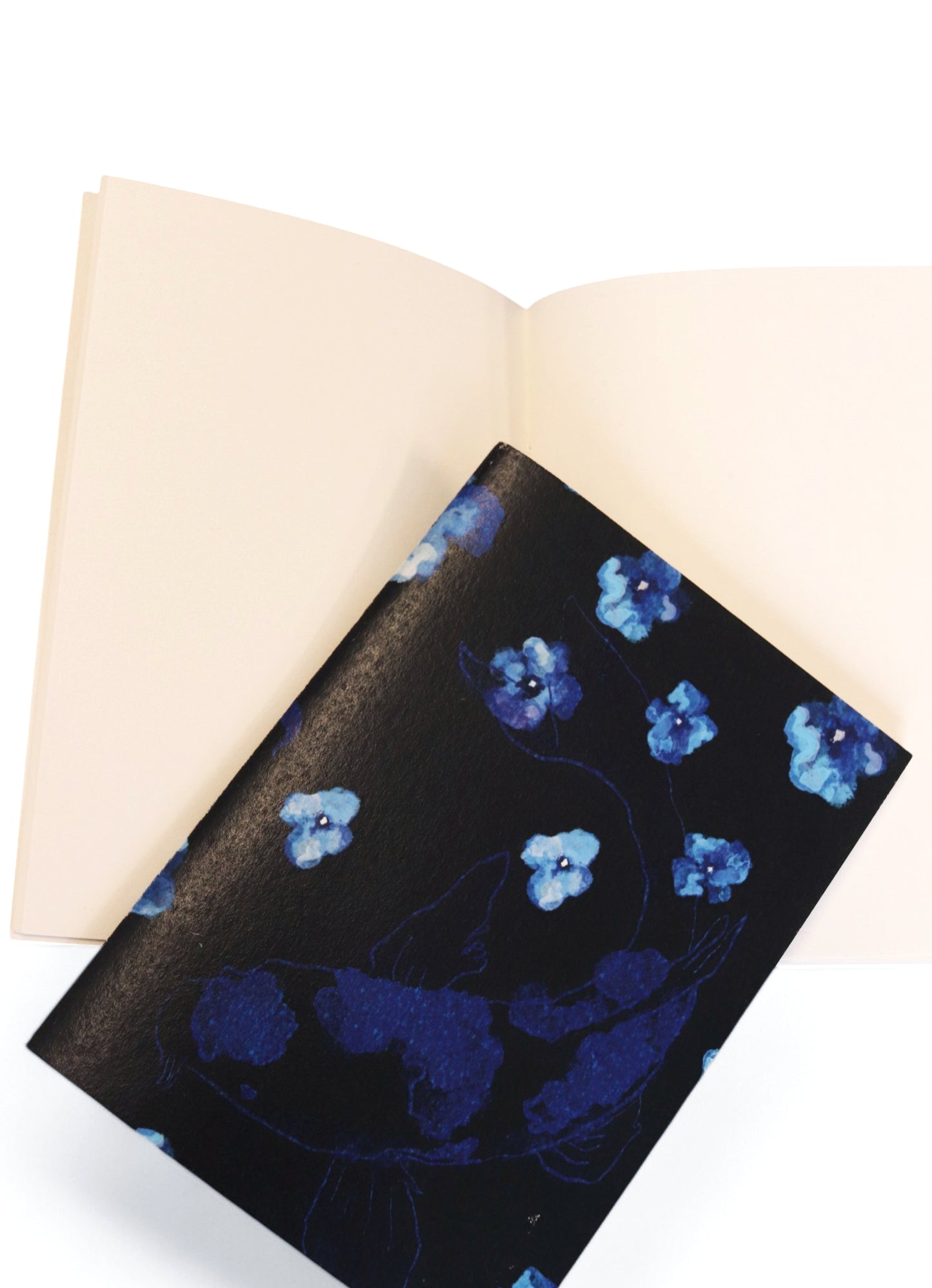 KOI WITH FLOWERS UNDERWATER NOTEBOOK