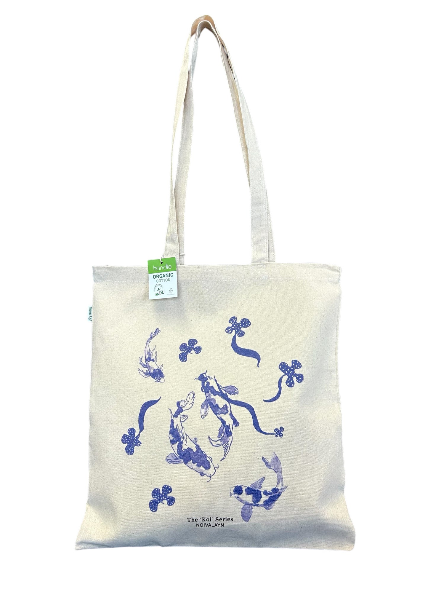 BLUE KOI TOTE BAG